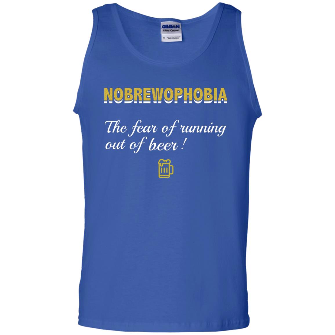 Nobrewophobia The Fear Of Running Out Of Beer Shirt Royal