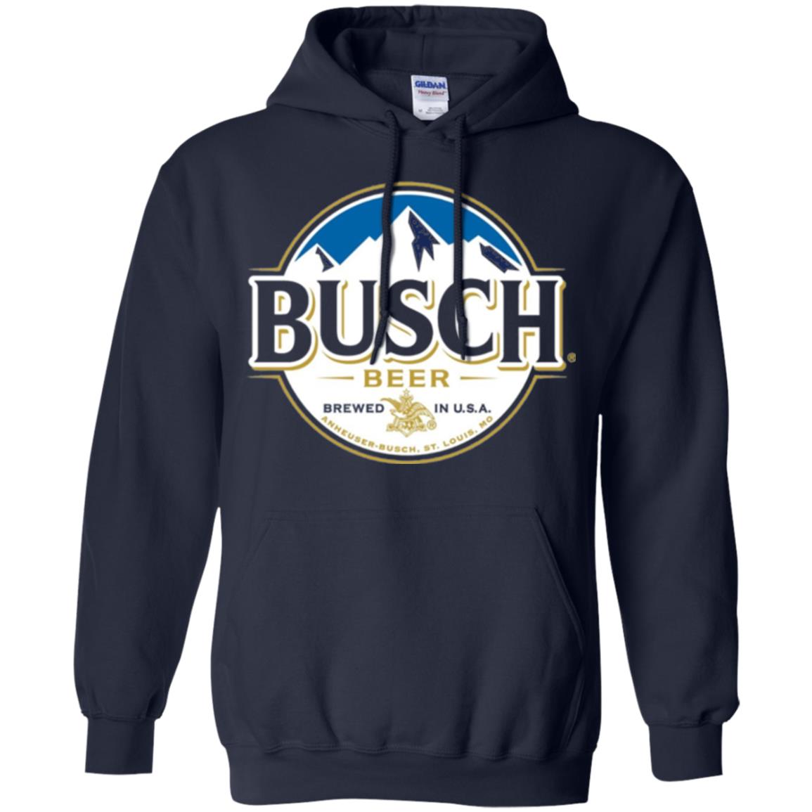 Beer Lovers T-shirt Busch Beer Navy
