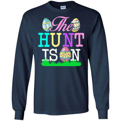 Easter Shirt The Hunt Is On Navy