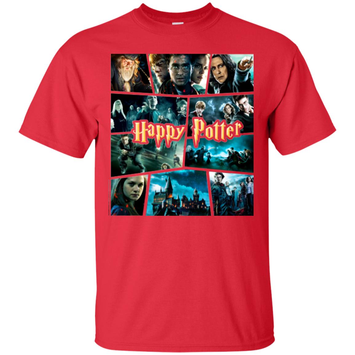Harry Potter Characters T-shirt Red