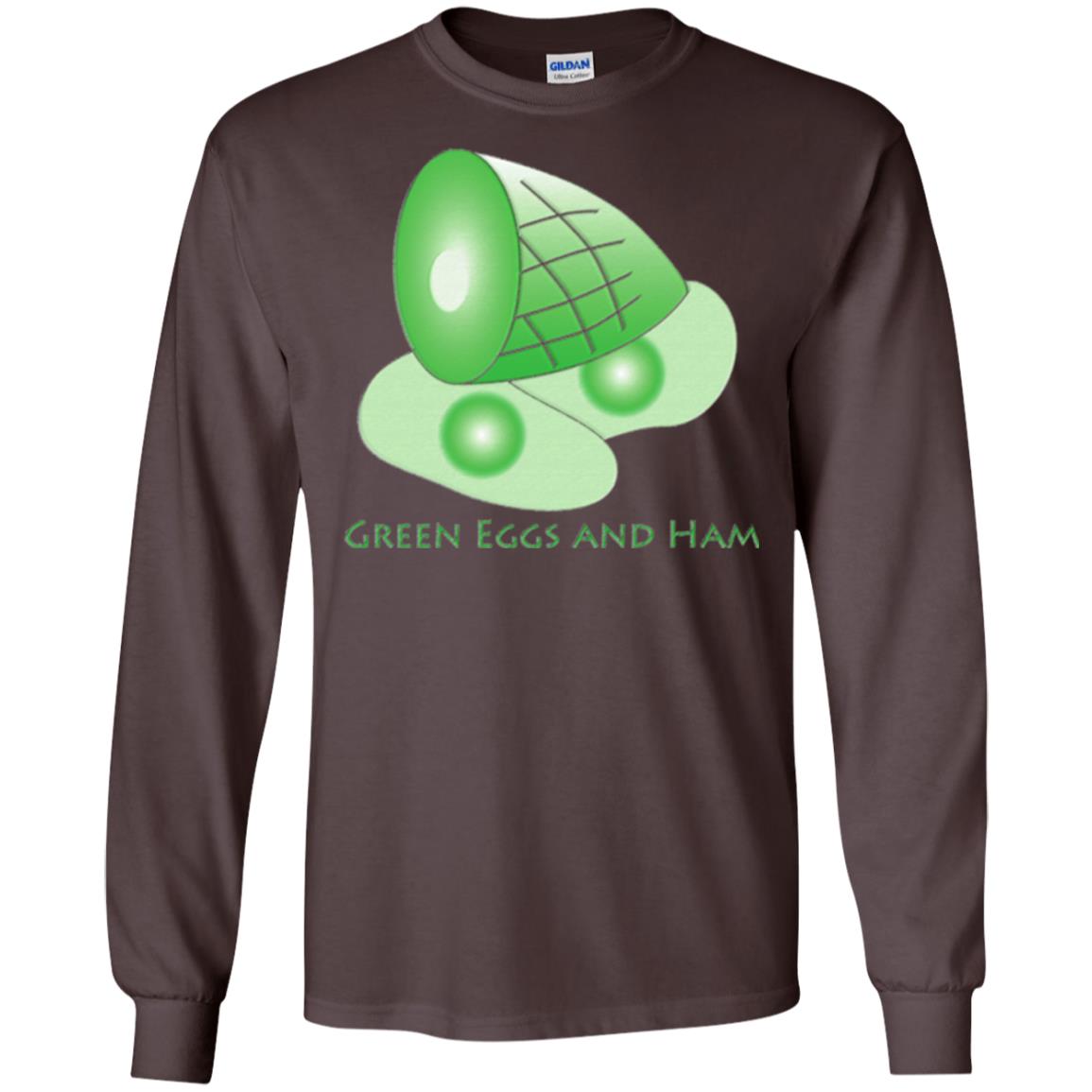 Green Eggs And Ham T-shirt Dark Chocolate