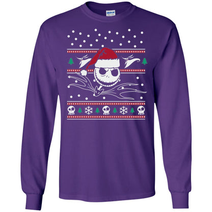 Disney Nightmare Before Christmas Holiday Christmas T-shirt Purple
