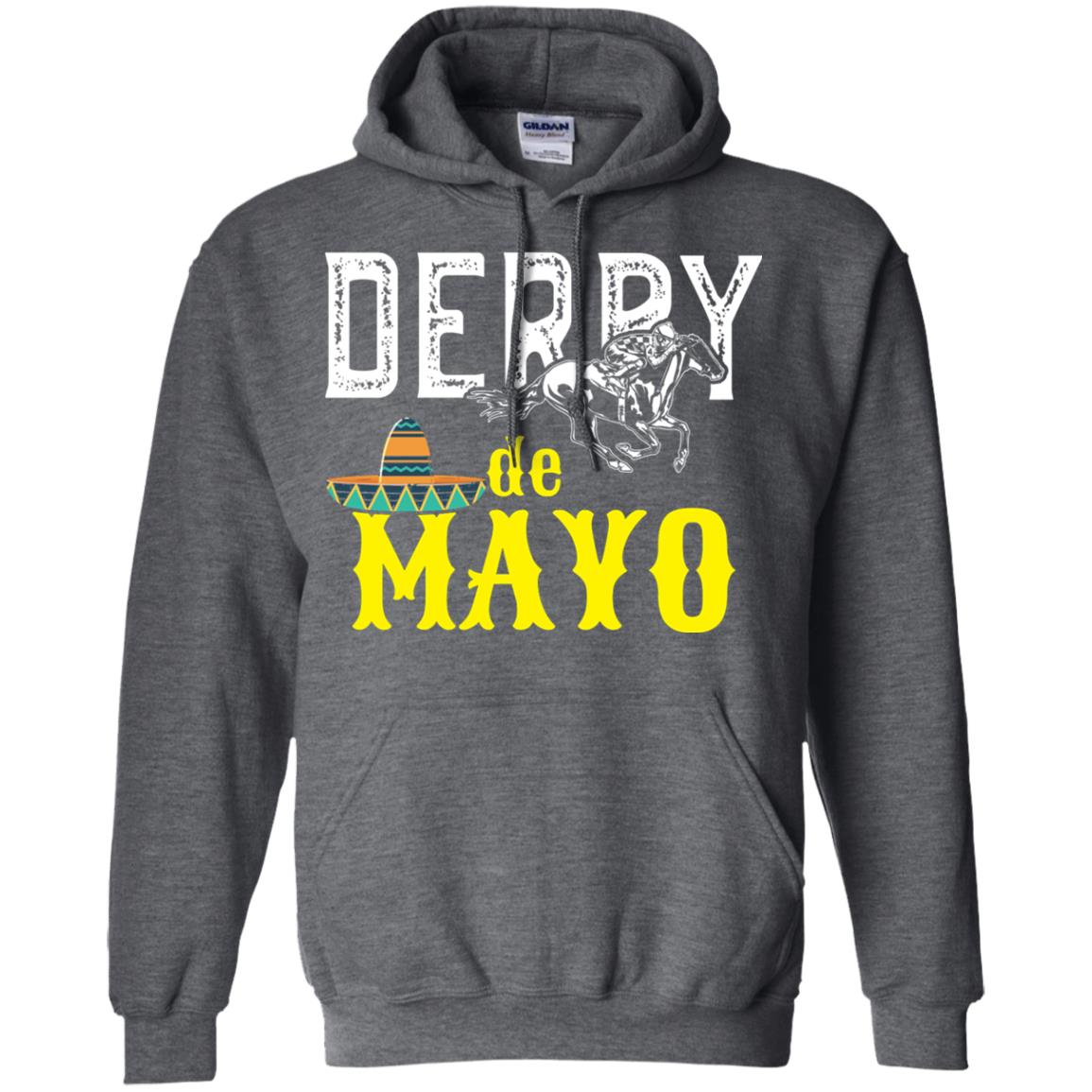 Cinco Derby De Mayo Horse Race Shirt Dark Heather