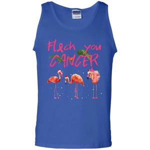 Flock You Cancer Breast Cancer Awareness Gift ShirtG220 Gildan 100% Cotton Tank Top