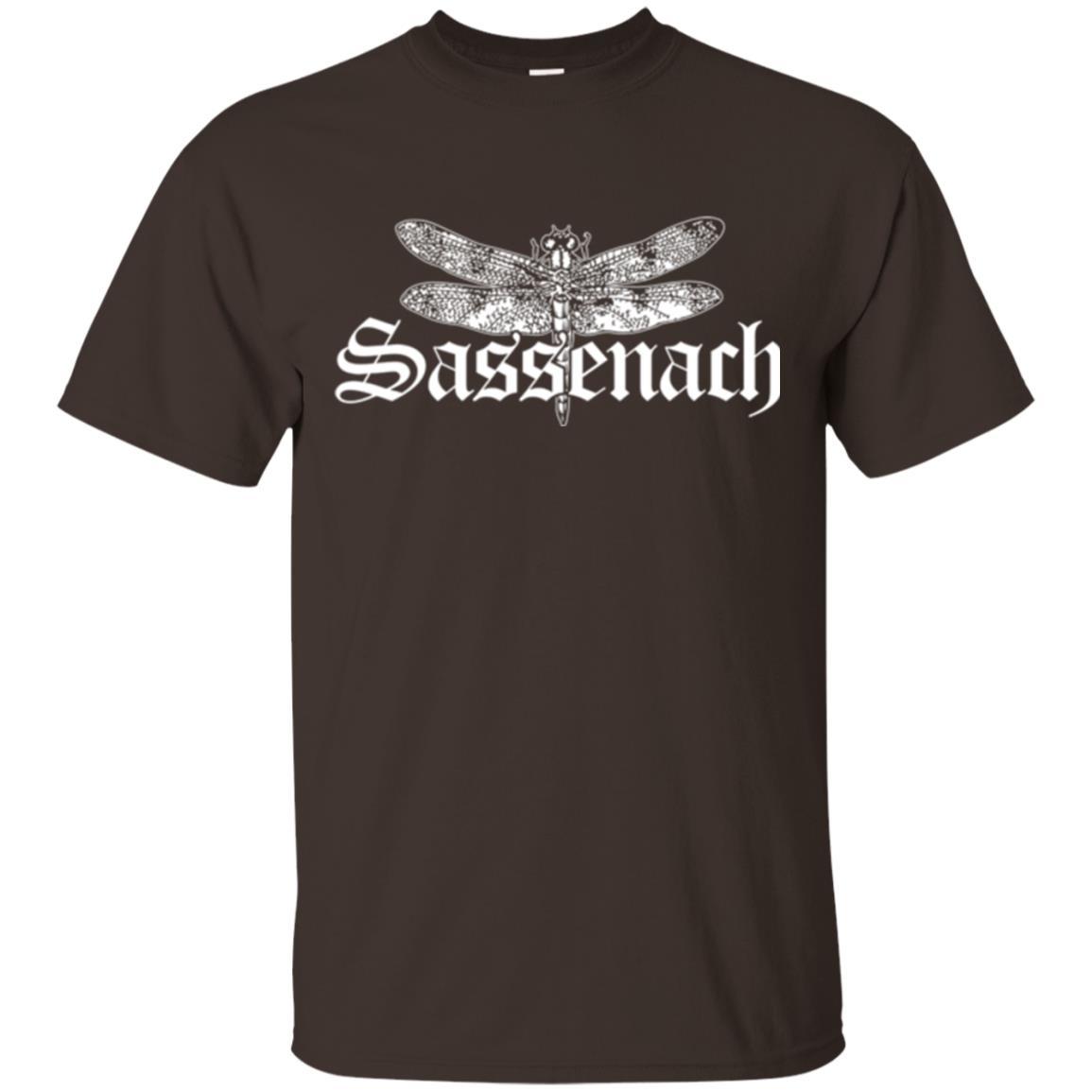 Outlander T-shirt Dragonfly Sassenach T-shirt Dark Chocolate