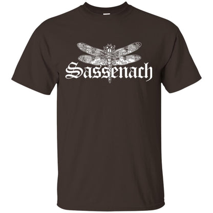 Outlander T-shirt Dragonfly Sassenach T-shirt Dark Chocolate