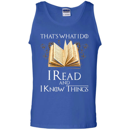 Book Lovers Nerds T-shirt That_s What I Do I Read And I Know Things Royal