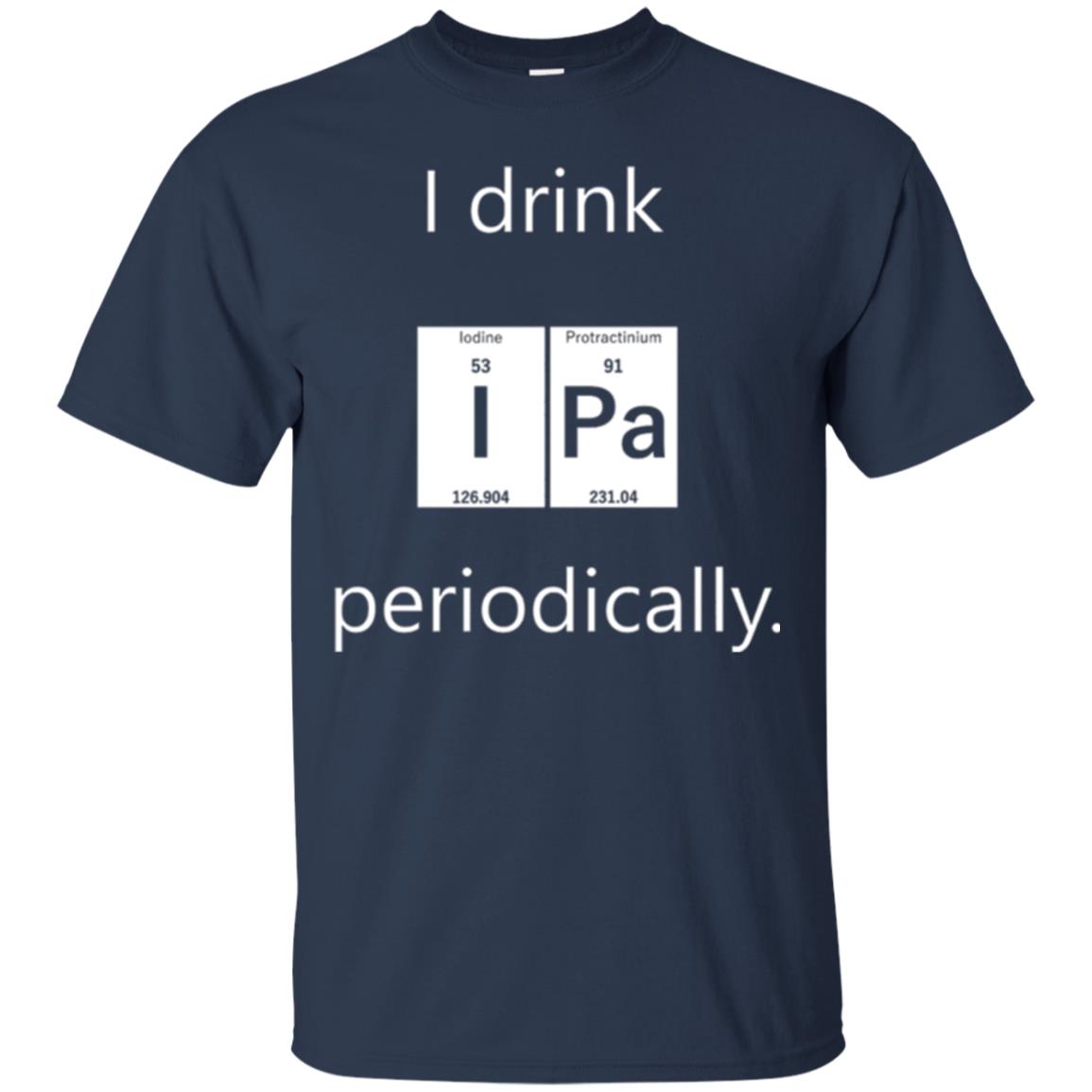 Chemistry T-shirt Drink Ipa Periodically Navy