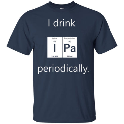 Chemistry T-shirt Drink Ipa Periodically Navy