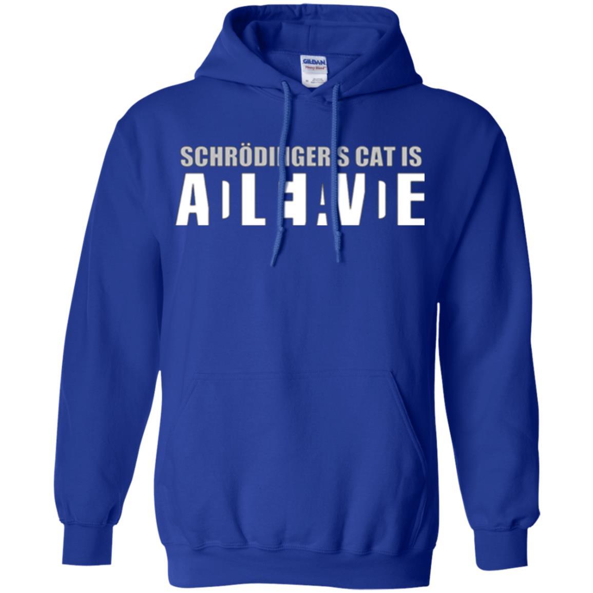 Science T-shirt Schrodinger's Cat Is Dead Or Alive Royal