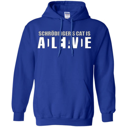 Science T-shirt Schrodinger's Cat Is Dead Or Alive Royal