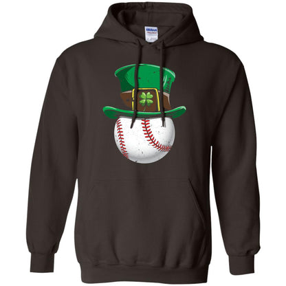 Leprechaun St. Patrick_s Day Baseball Ball T-shirt Dark Chocolate