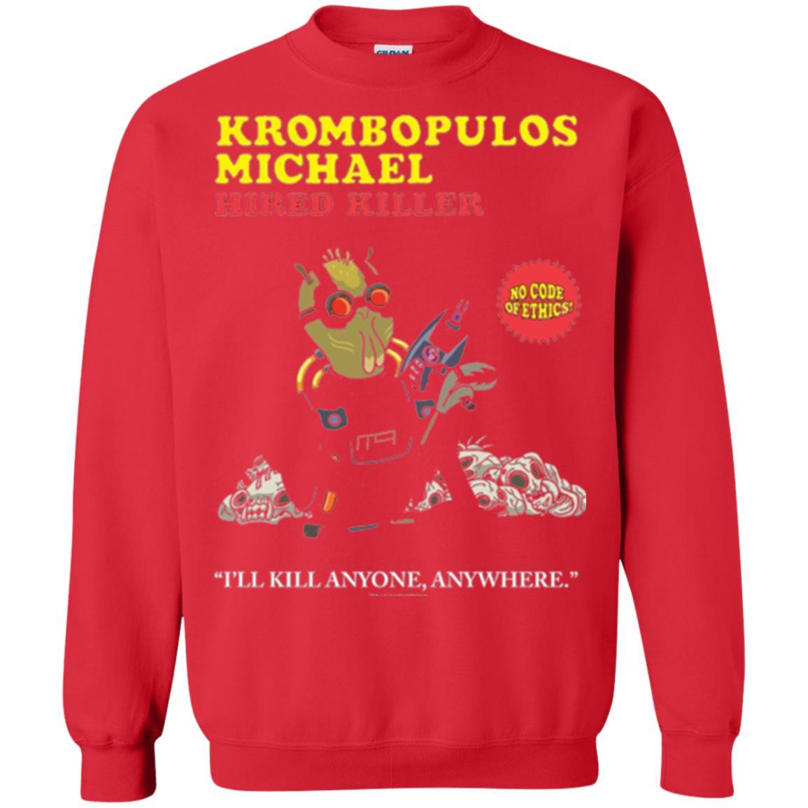 Film T-shirt Krombopulos Michael Hired Killer Red