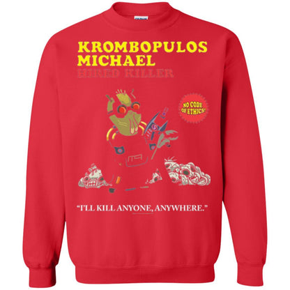 Film T-shirt Krombopulos Michael Hired Killer Red