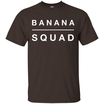 Funny Banana Squad T-shirt Dark Chocolate