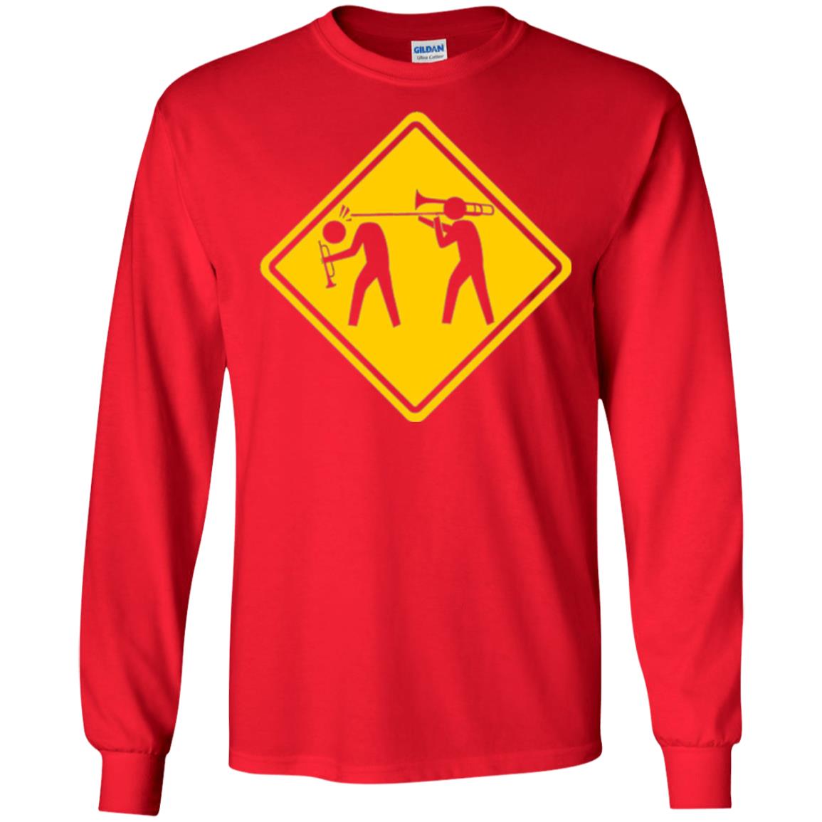 Funny Trombonist T-shirt Red