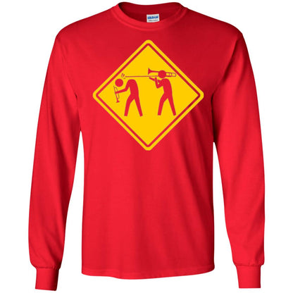 Funny Trombonist T-shirt Red