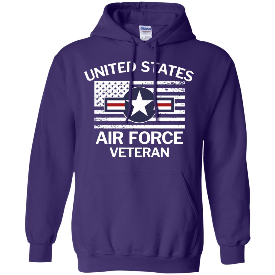 United States Air Force Veteran T-shirt Purple