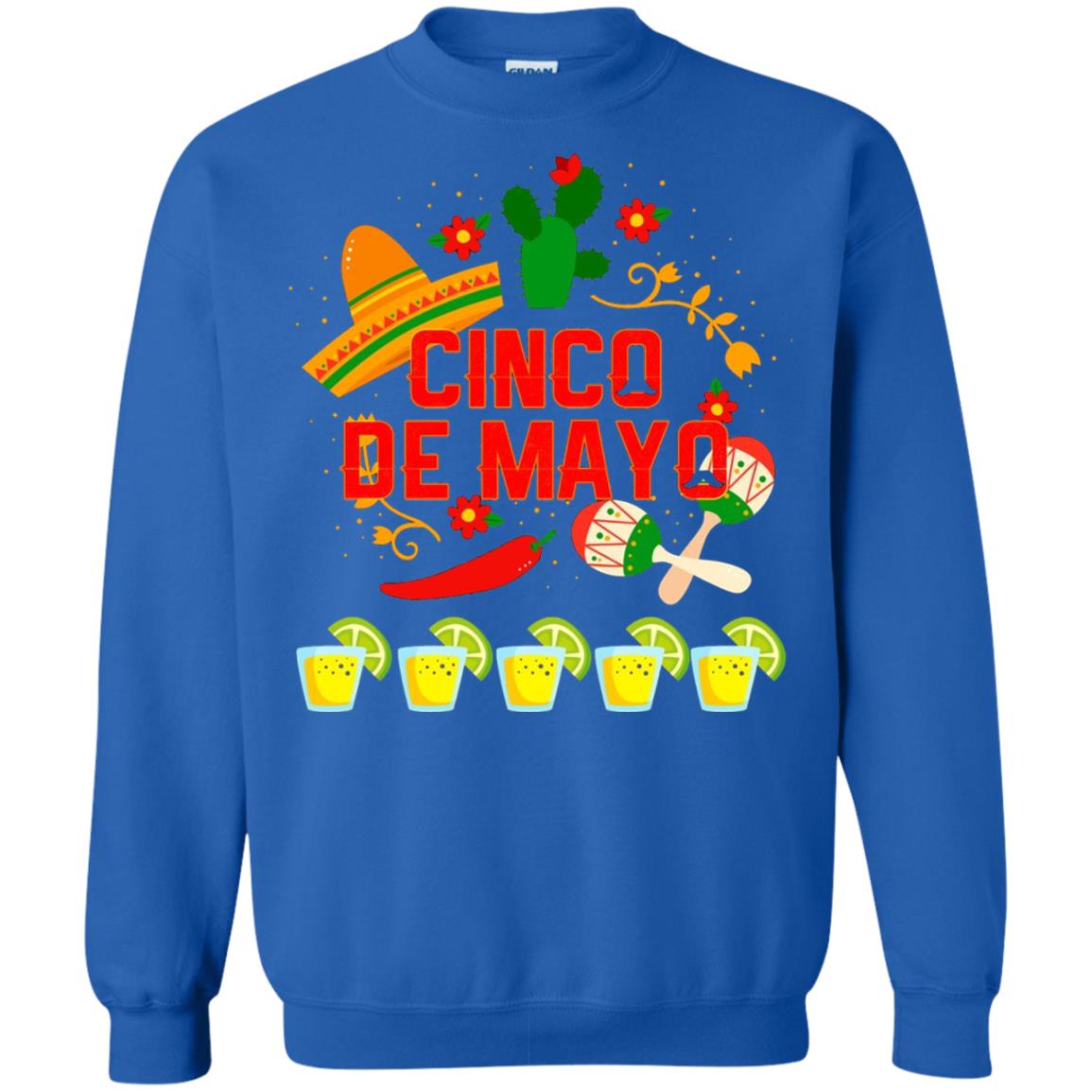 Fiesta Cinco De Mayo T-shirt Cinco De Mayo Royal