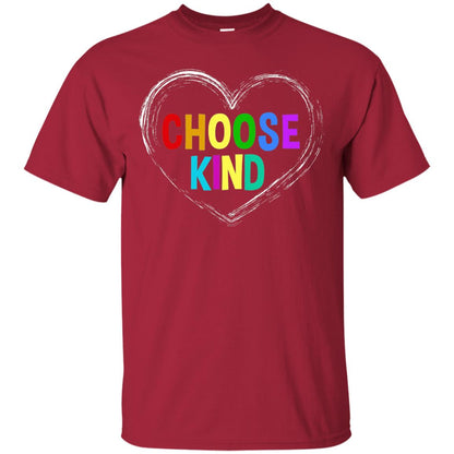 Choose Kind Anti Bullying T-shirt Cardinal