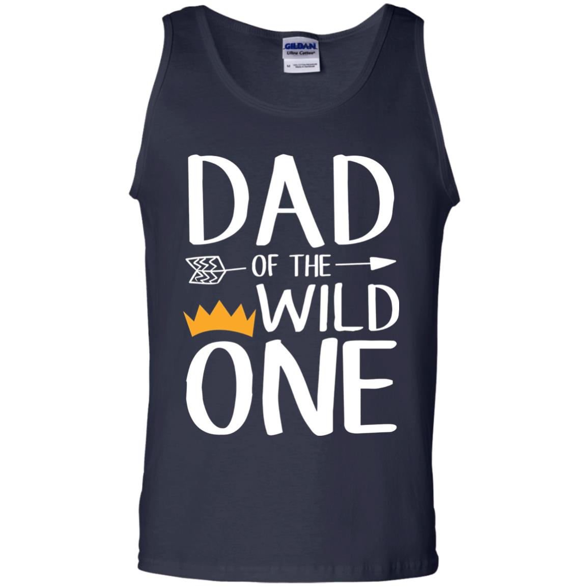 Dad Of The Wild One Thing 1st Birthday Shirt Navy