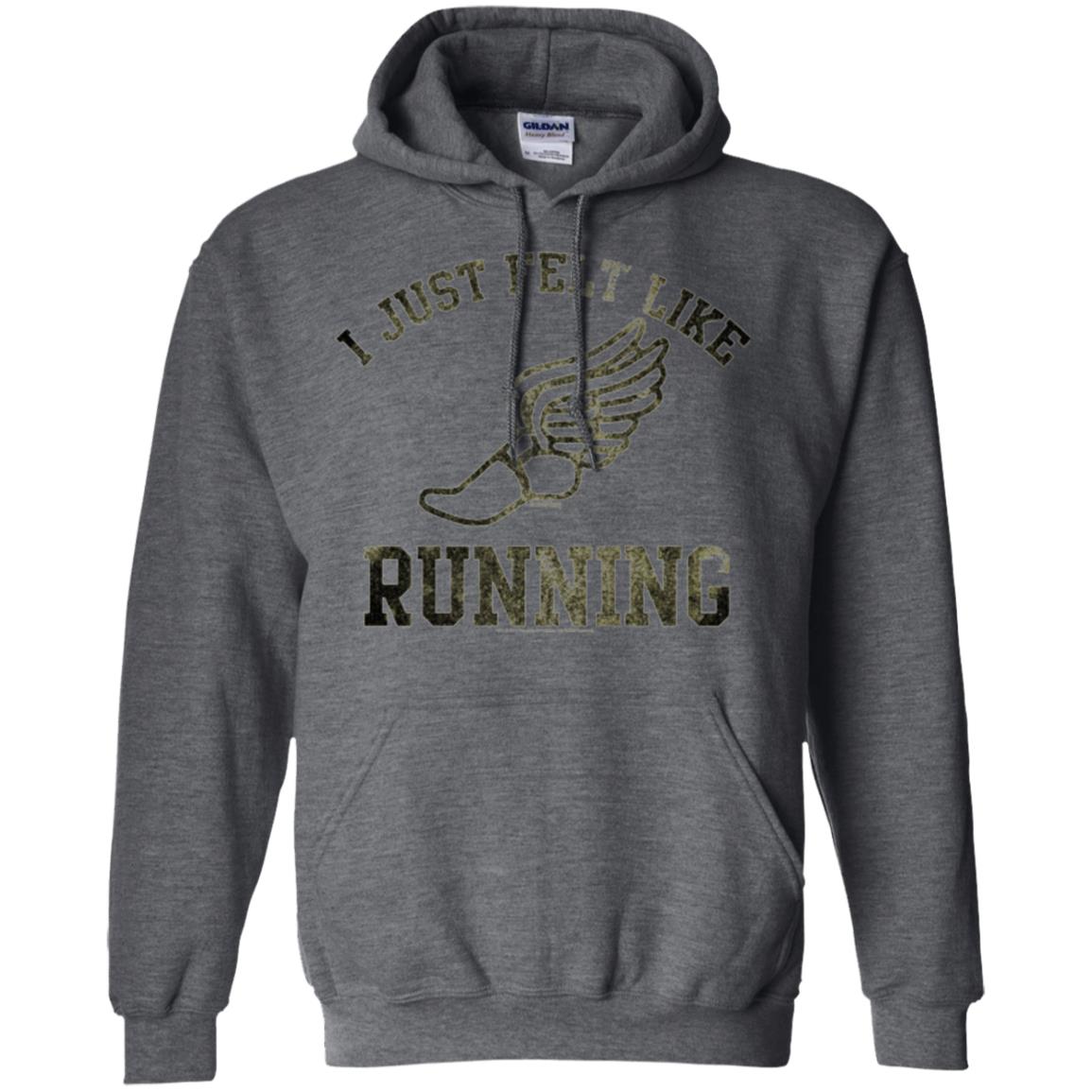 Movie T-shirt I Just Felt Like Running Dark Heather