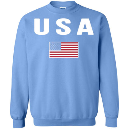 American Flag Us America United States T-shirt Carolina Blue