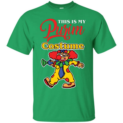 Purim Day T-shirt This Is My Purim Costume Irish Green