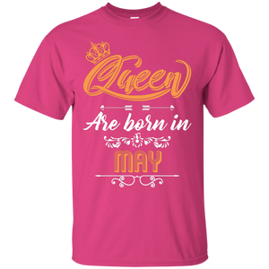 Brithday T-Shirt Queen Are Born In May
