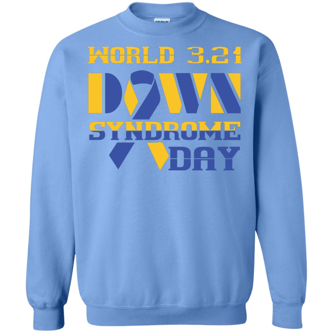 World 3.21 Down Syndrome Day Gift Shirt For Men Or Women Carolina Blue