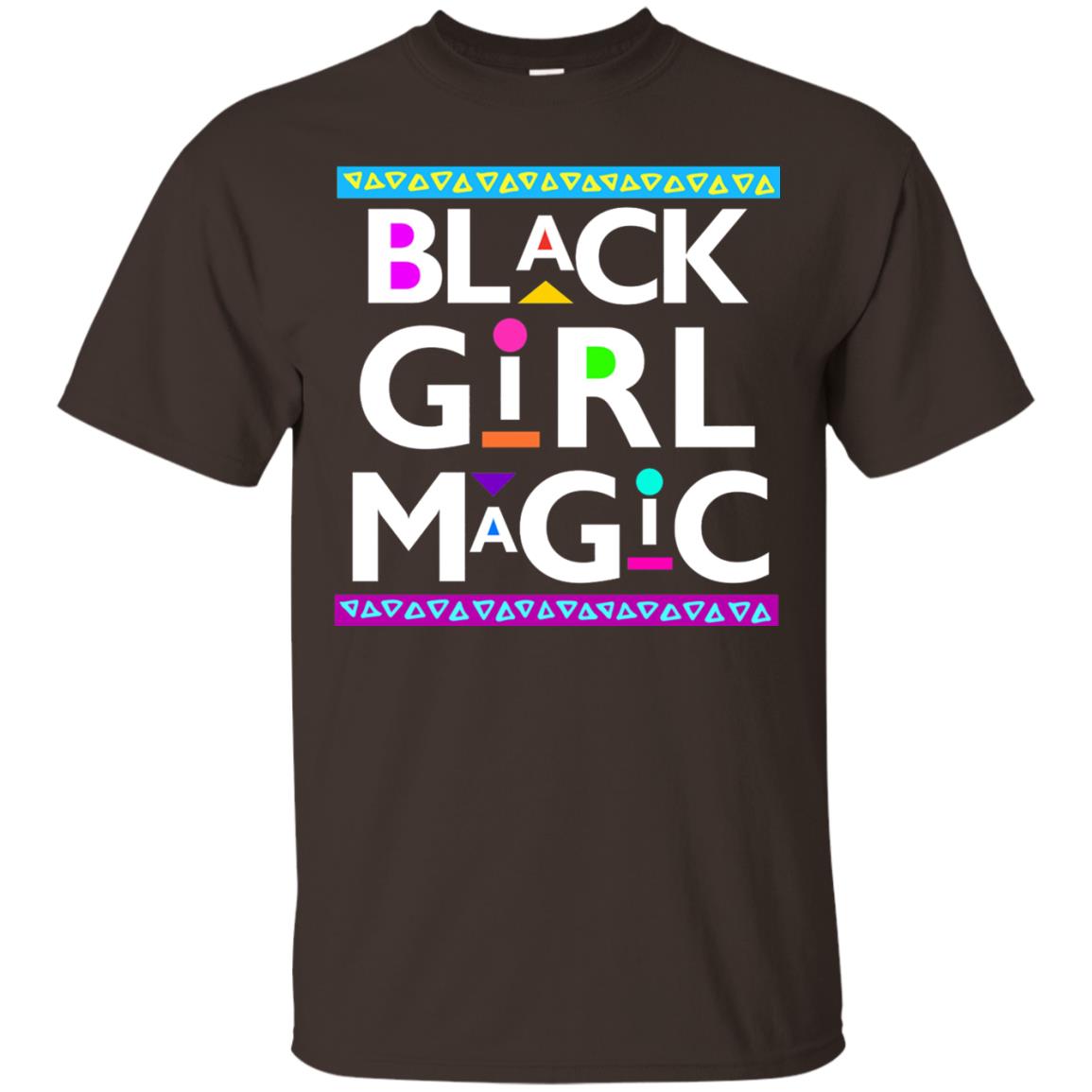 Black Girl Magic T-shirt Women_s Black History Dark Chocolate
