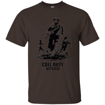 Military T-shirt Call Of Duty Wwii Dark Chocolate