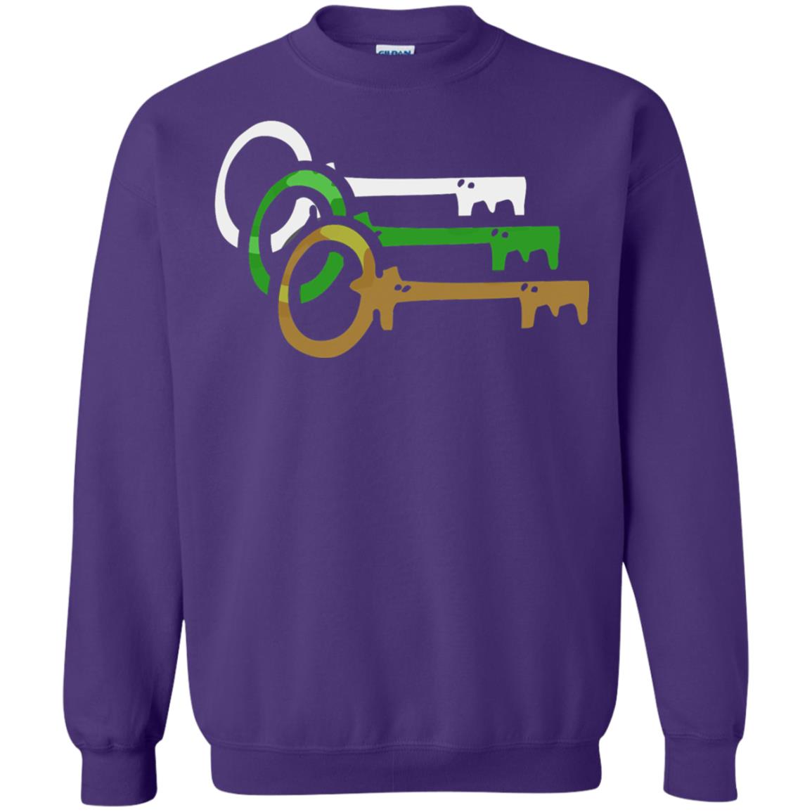 Player One Ready Keys Gamer T-shirt Purple