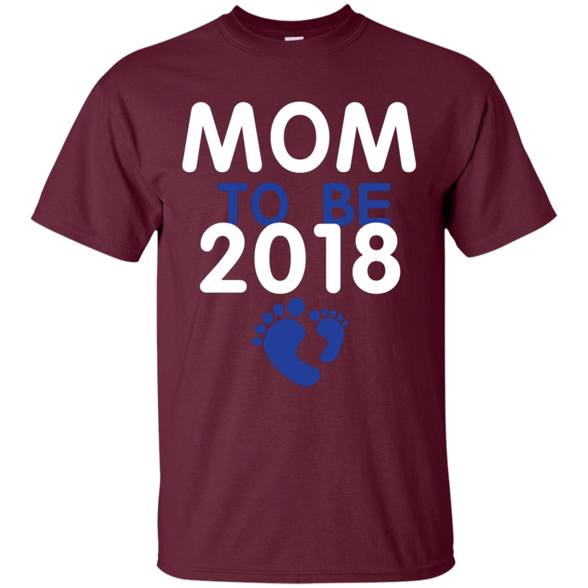 Pregnancy T-shirt Mom To Be 2018 Maroon