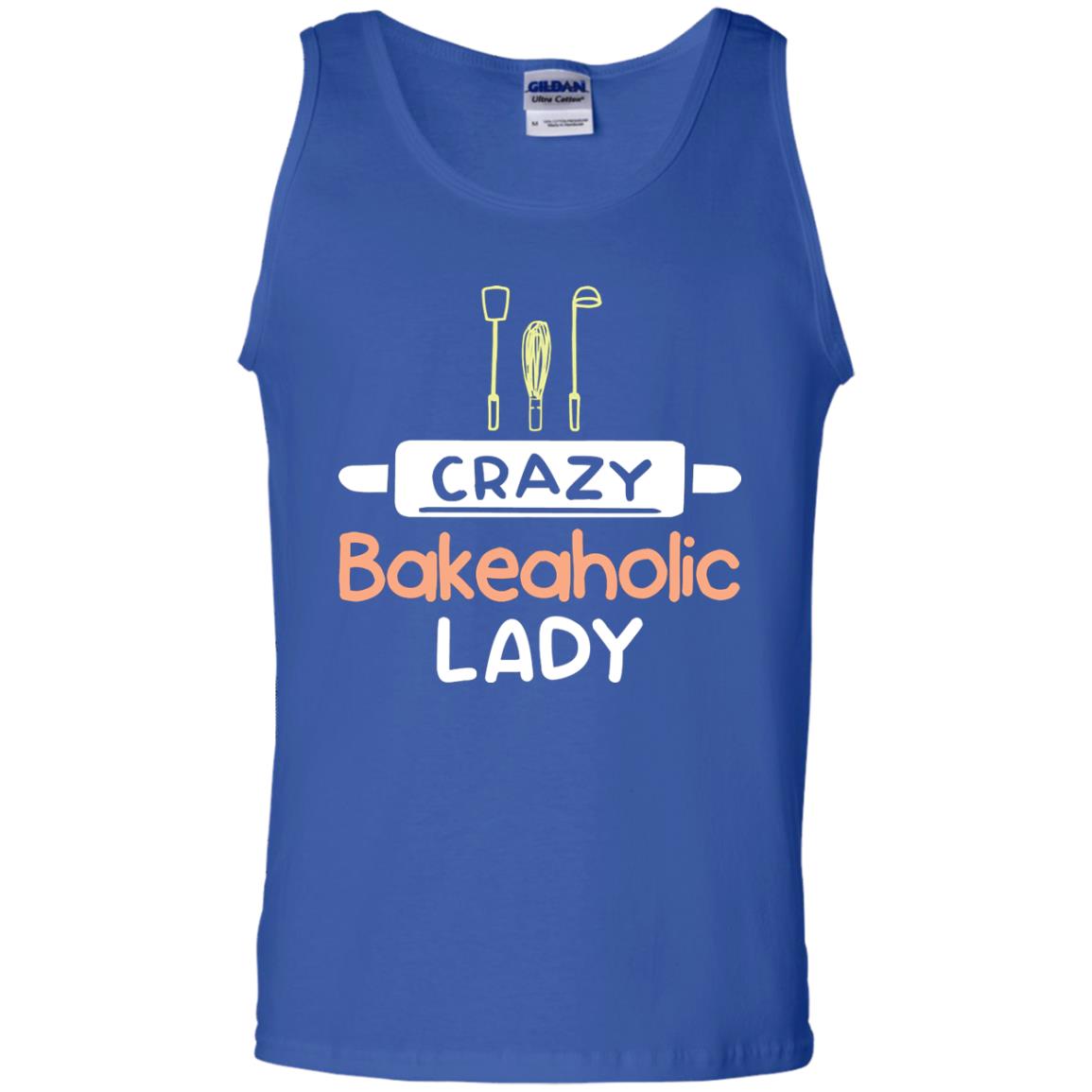 Crazy Bakeaholic Lady Baking Lover Shirt Royal