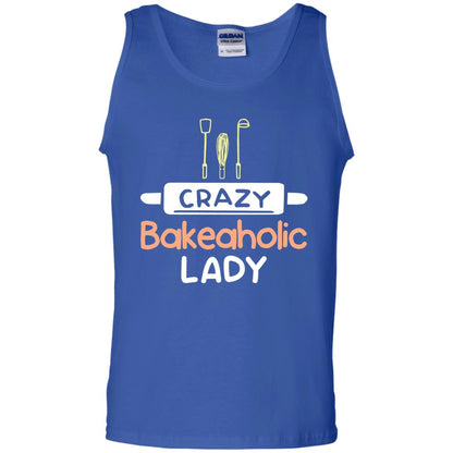 Crazy Bakeaholic Lady Baking Lover Shirt Royal