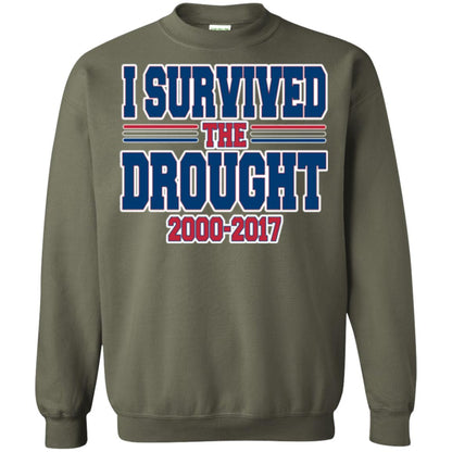 Buffalo Playoff T-shirt I Survived The Drought Military Green