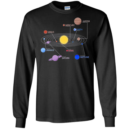 Solar System T-shirt Black