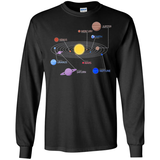 Solar System T-shirt Black
