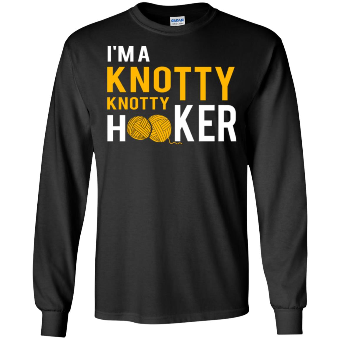 I'm A Knottyknotty Hooker T-shirt Black