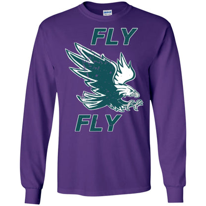 Eagle Lover T-shirt Flying Eagle T-shirt Purple