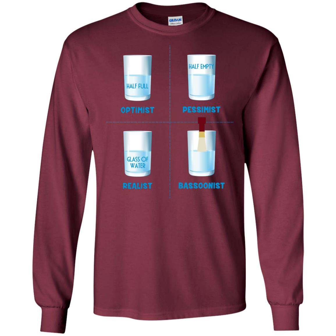 Funny Bassoonist Bassoon Play Orchestra Music Lovers Shirt For Women Maroon