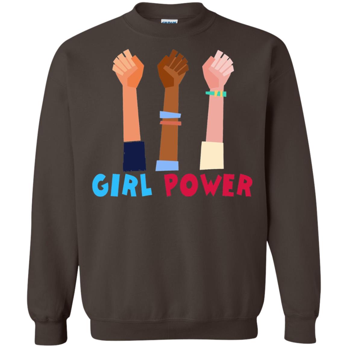 Great Feminist T-shirt Girl Power Dark Chocolate