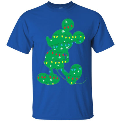 Christmas T-shirt Disney Mickey Mouse Fairy Lights Royal