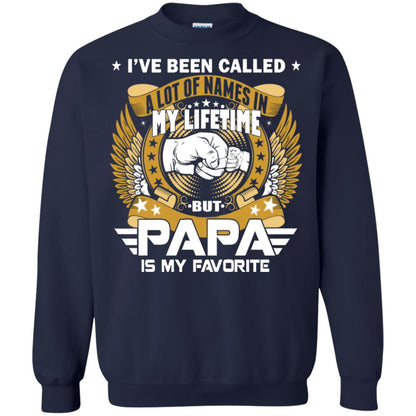 But Papa Is My Favorite Papa Shirt Navy