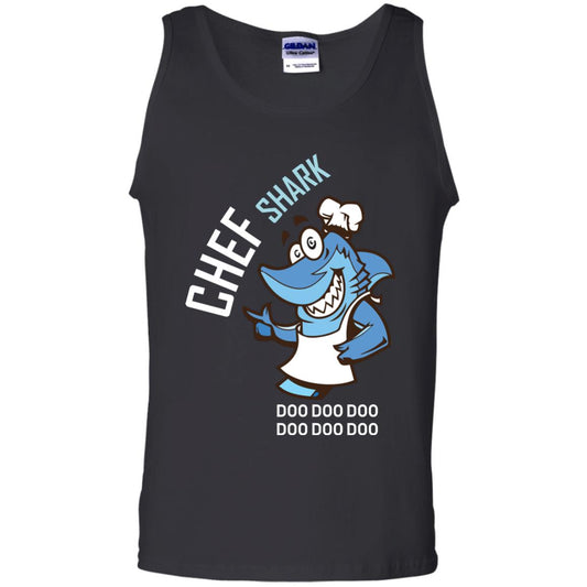 Chef Shark Doo Doo Doo Shirt For Cooker Black