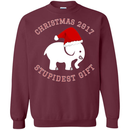 Elephant T-shirt Christmas 2017 T-shirt Maroon