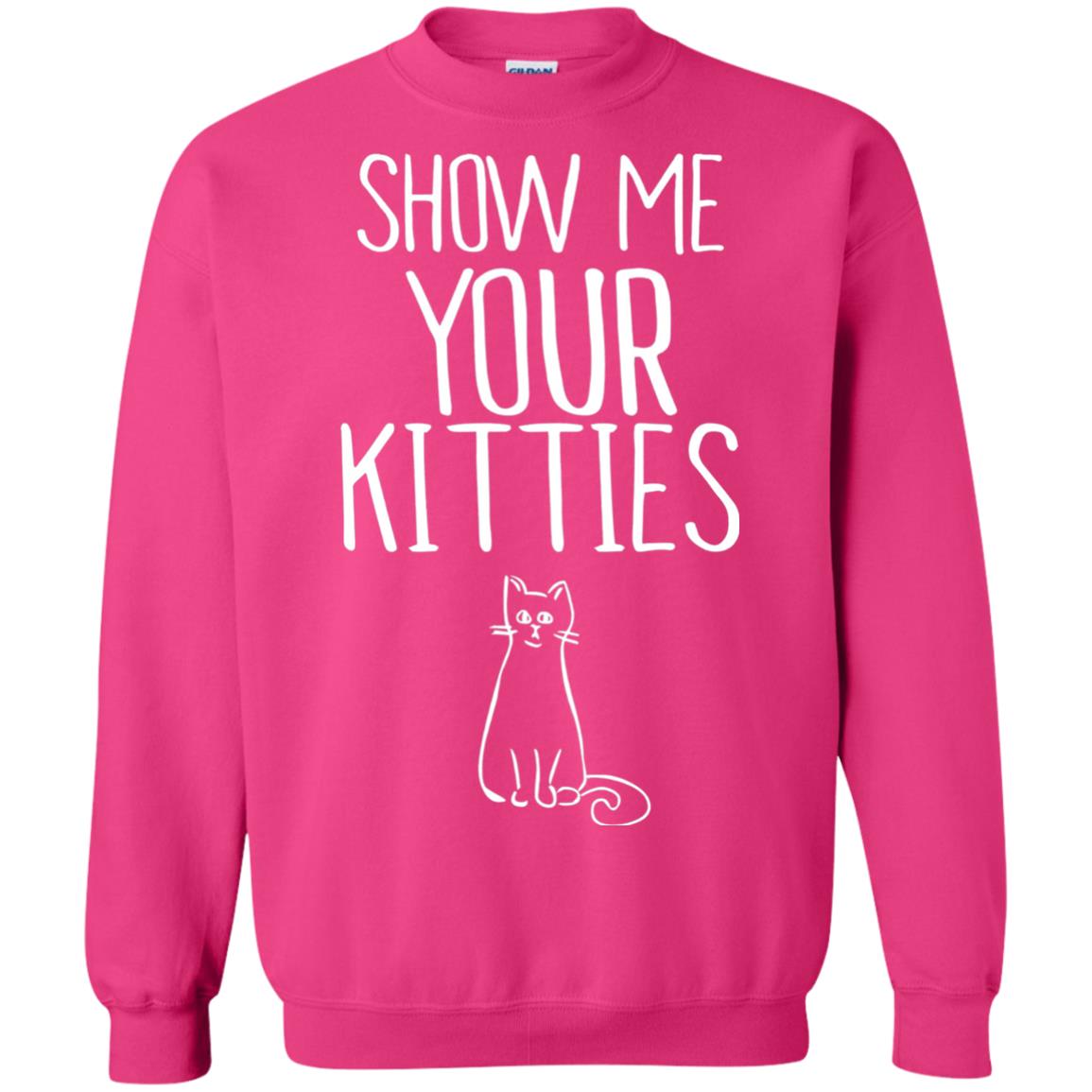 Cat Lover T-shirt Show Me Your Kitties Heliconia