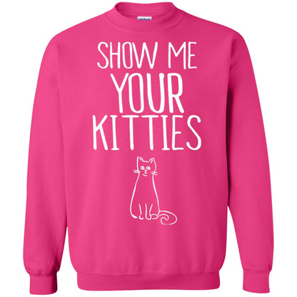Cat Lover T-shirt Show Me Your Kitties Heliconia