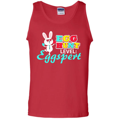 Egg Hunt Level Eggspert Easter Holiday T-shirt Red